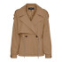 VMBRAVESIENNA SHORT TRENCHCOAT Tigers Eye