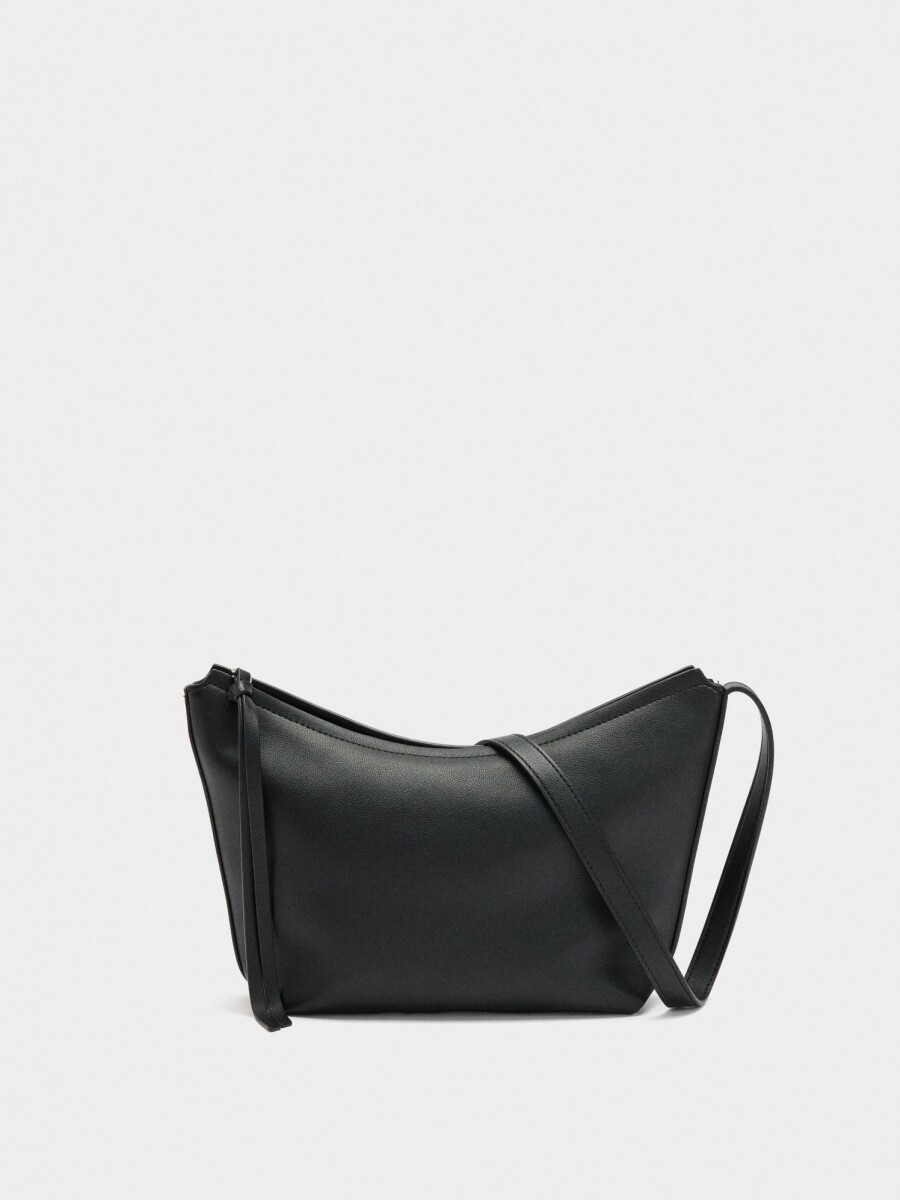 Bolso Bandolera Liso negro