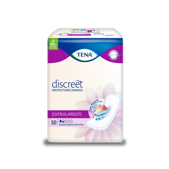 PROTECTOR TENA DISCREET EXTRALARGO 6X50 única