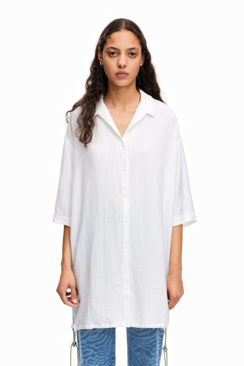 Camisa de plana - Blanco 