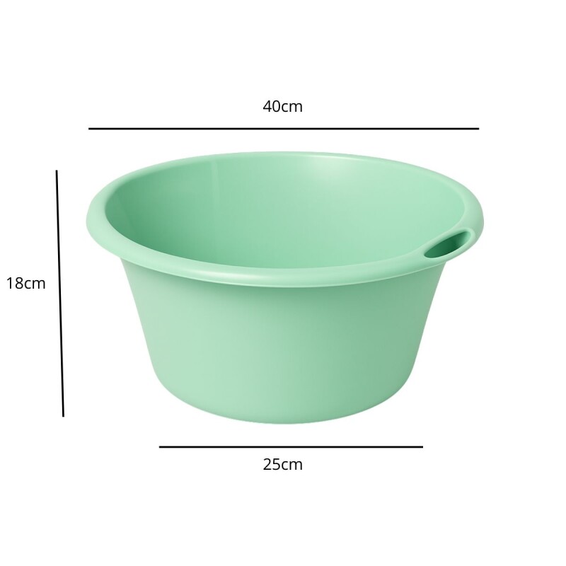 Palangana 12 lts VERDE MENTA