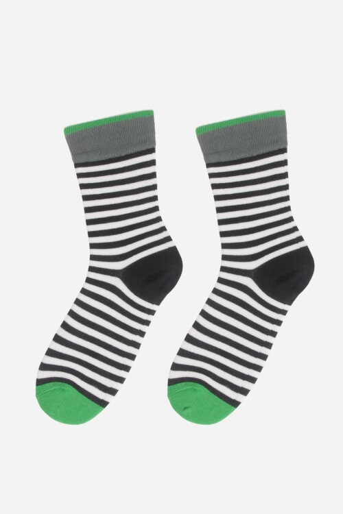 Medias rayadas verde