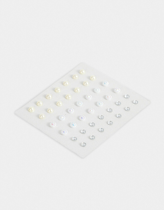 Complementos de cosmética para rostro Gemas Autoadhesivas Para Rostro - Combinacion Multicolor