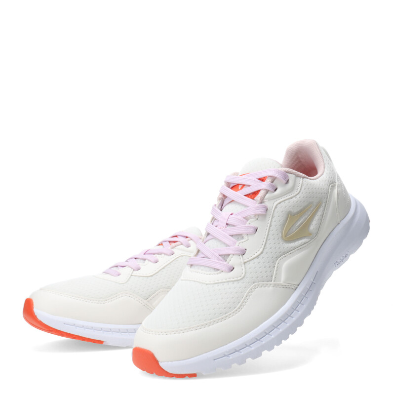 Championes de Mujer Topper Wind 5 Blanco - Anaranjado