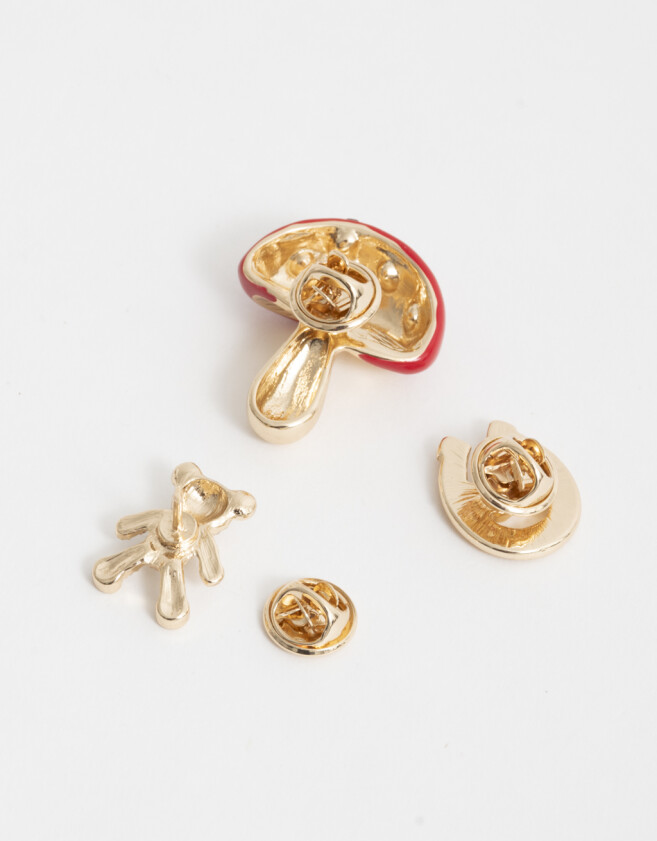 Prendedor Con strass Pins Con Strass - Dorado