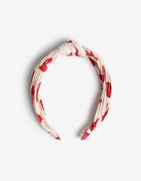 Vinchas Rígidas Estampados Vincha Rígida San Valentín - Estampado Geometrico