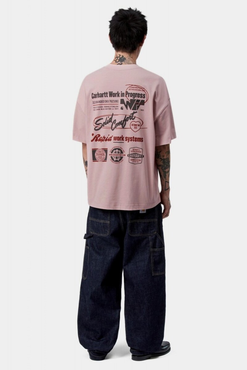 S/S Networks T-Shirt Rosa