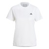 Remera Adidas Designed 2 Move 3 Rayas Blanco