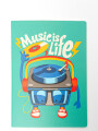 Cuaderno Mix 4. B5, 32 Hojas Color Unico