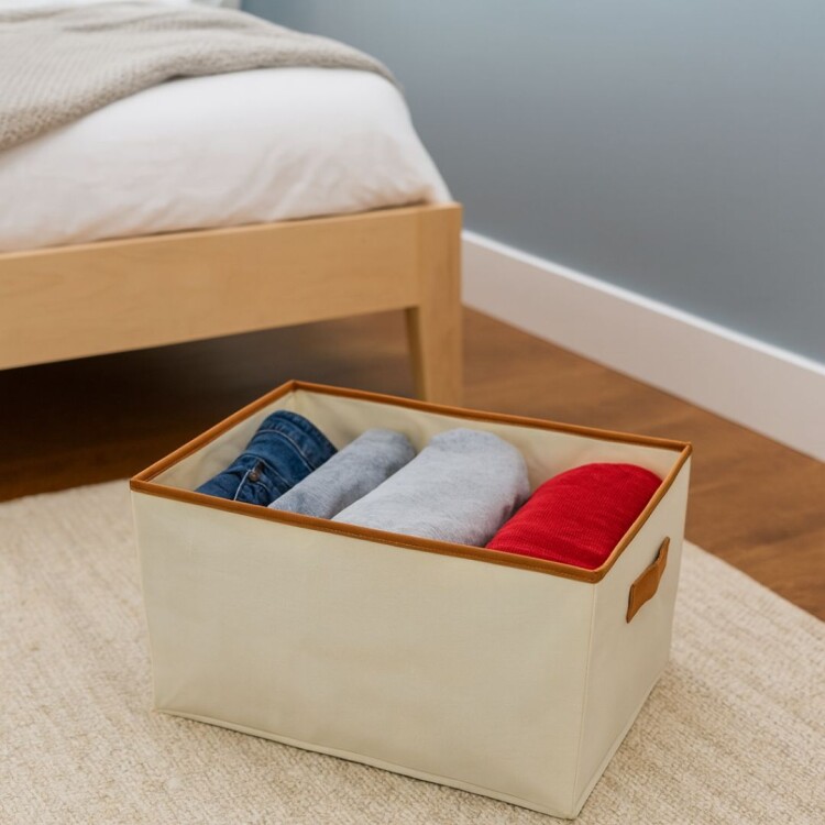 CAJA ORGANIZADORA PLEGABLE TNT SIN TAPA 35X25X20CM CAJA ORGANIZADORA PLEGABLE TNT SIN TAPA 35X25X20CM