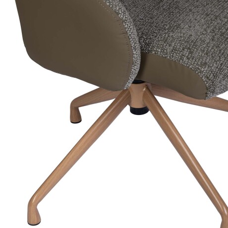 SILLA DE OFICINA GERENCIAL TELA-Y-METAL VERDE MINERVA