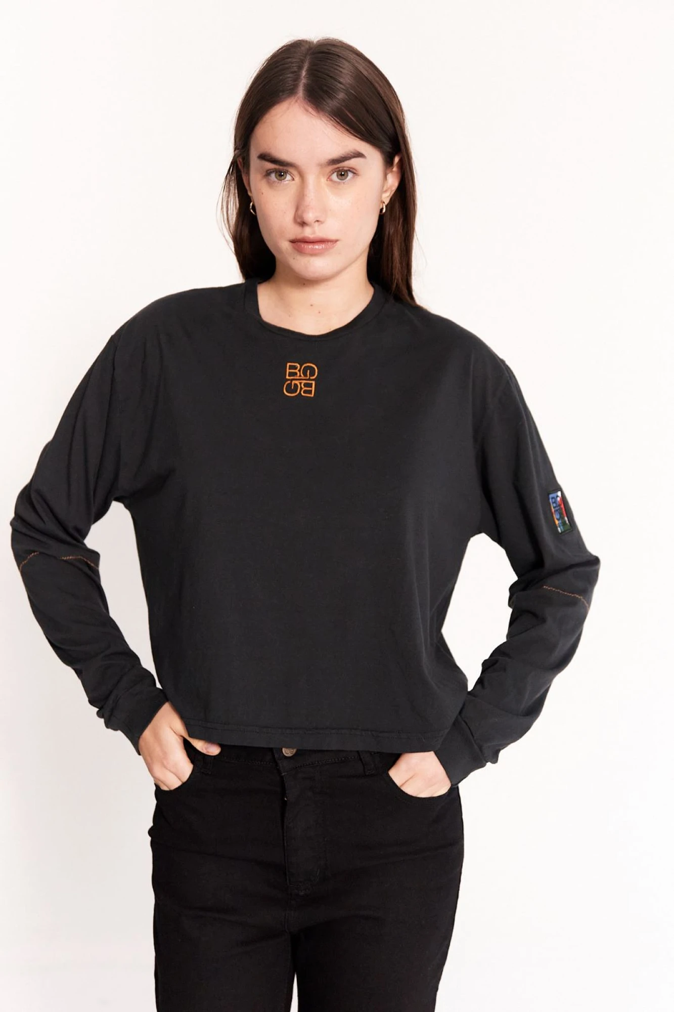 Remera Patch negro l