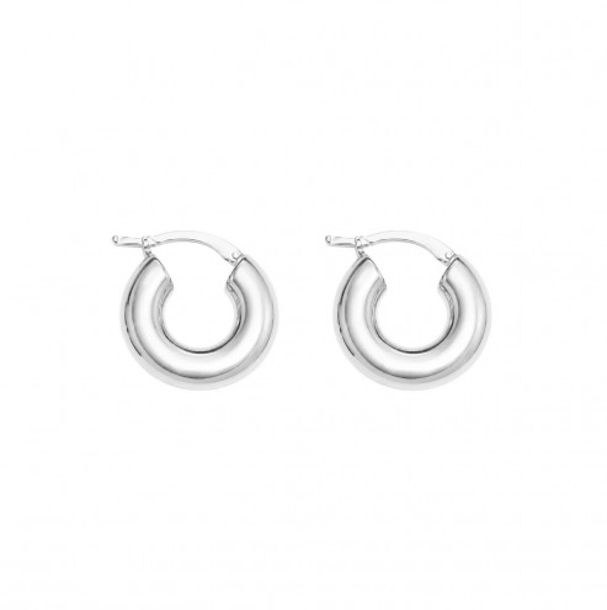 Par de aros de plata 925. 