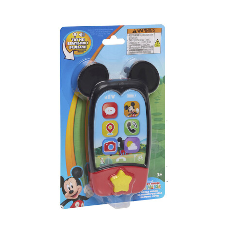 Celular Didáctico Clubhouse Mickey Mouse con Luz y Sonido U
