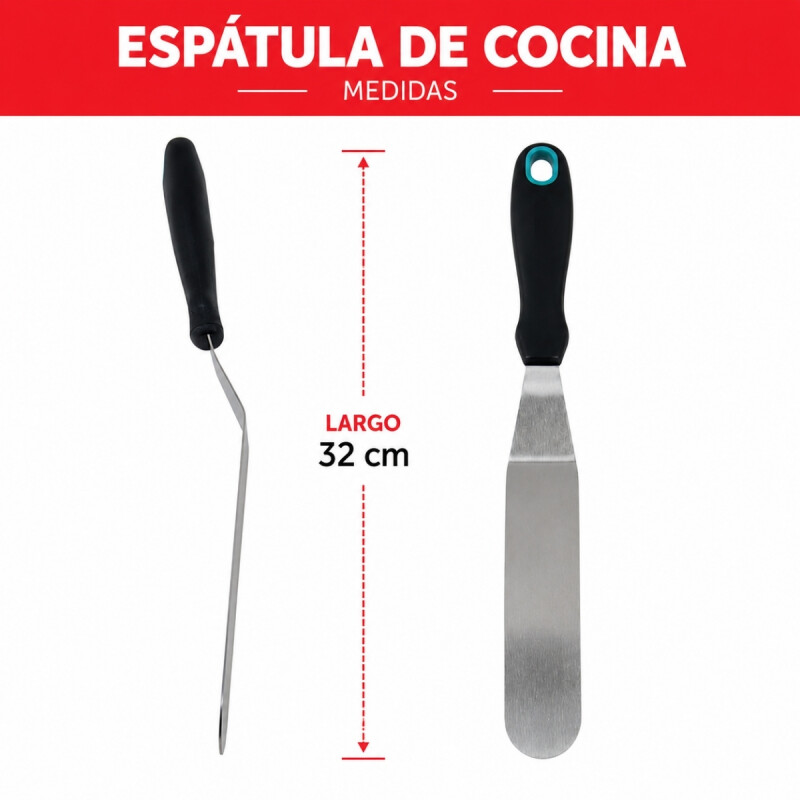 Espatula de repostería 32 cm INOX