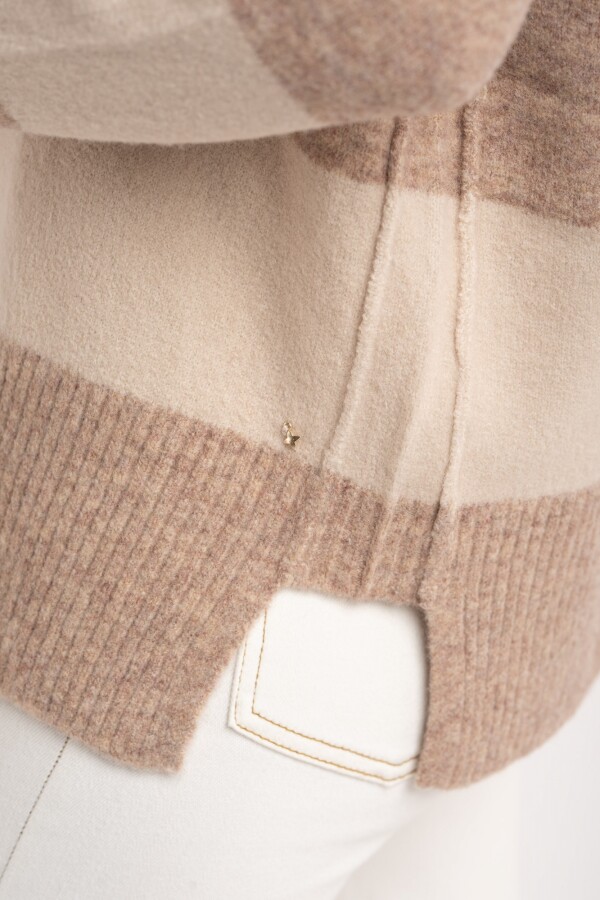 Sweater Rayado Mocha