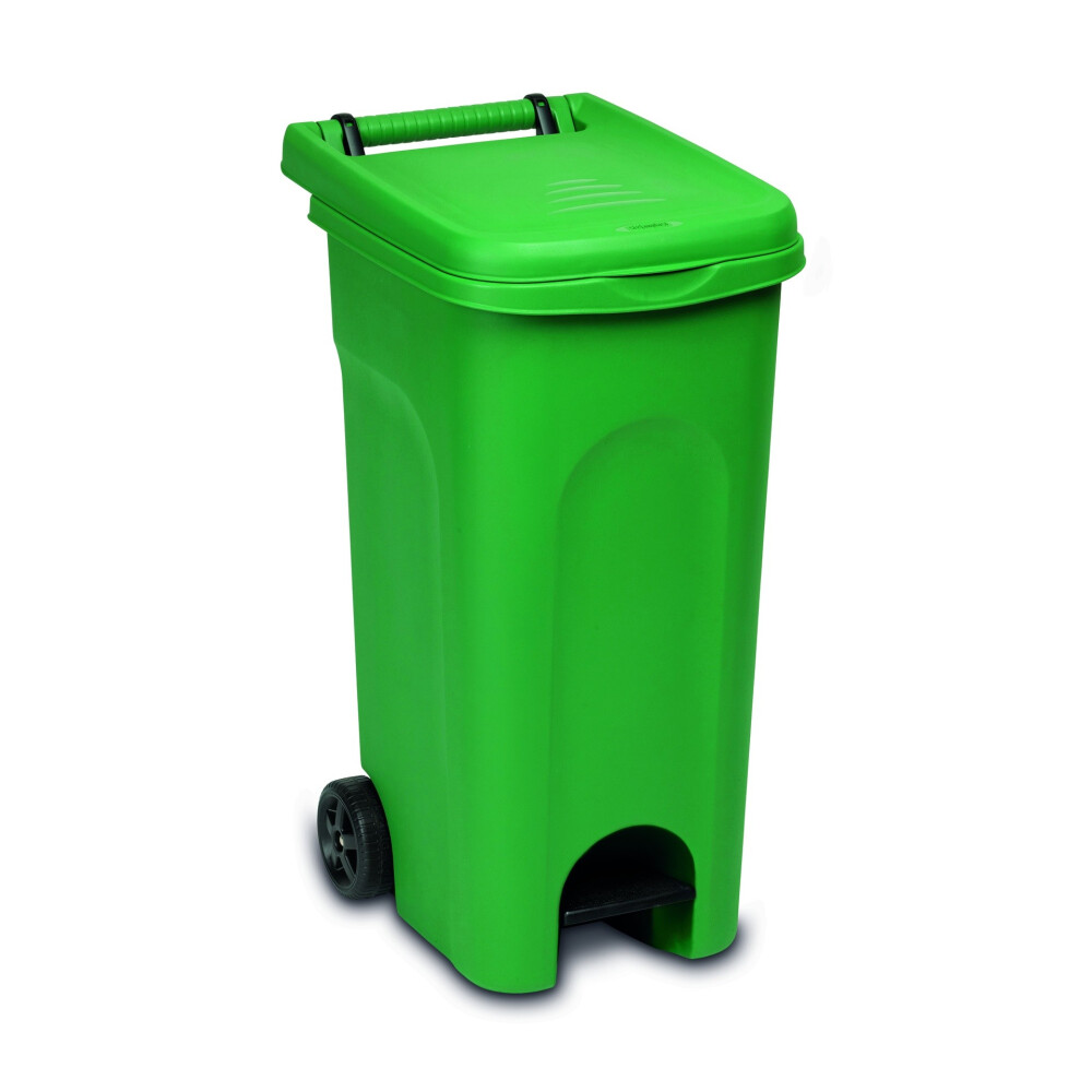 CONTENEDOR DE RESIDUOS STEFANPLAST 80LT VERDE CONTENEDOR DE RESIDUOS STEFANPLAST 80LT VERDE