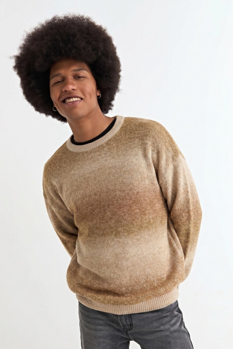 Sweater degradé TOSTADO