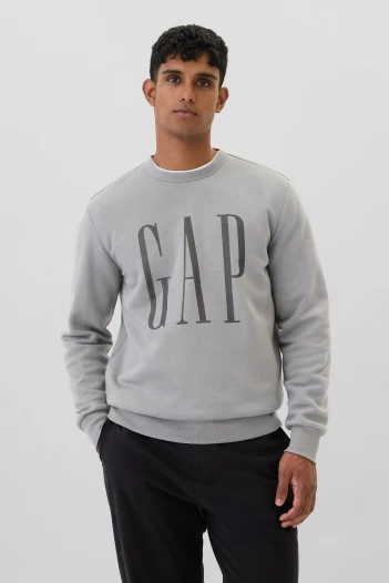 Buzo Deportivo Logo Gap Hombre Pilot Grey