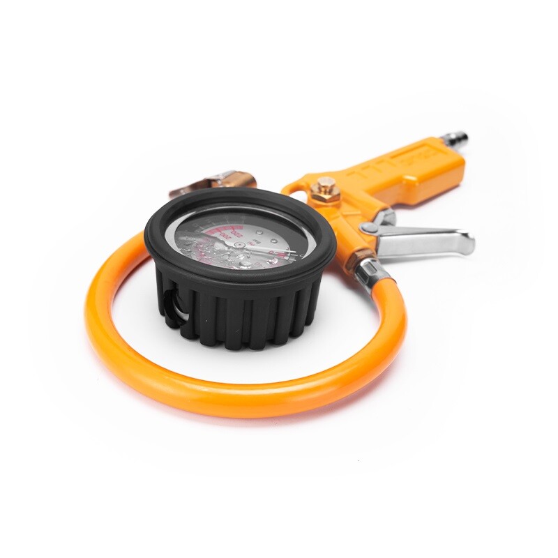 DINGQI PISTOLA INFLADORA MANOMETRO DIAL 0-12 BAR 0-170 PSI Dingqi Pistola Infladora Manometro Dial 0-12 Bar 0-170 Psi