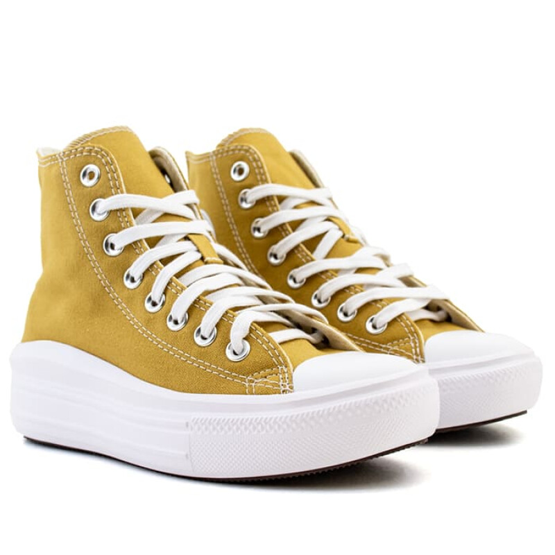 Championes Converse MOVE HI de Mujer - A06716C Miel-blanco