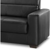 Sofa 3 Cuerpos Cuero Sublime Negro Sofa 3 Cuerpos Cuero Sublime Negro
