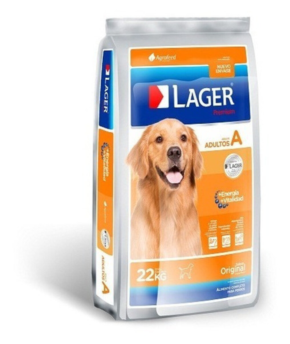 Alimento racion Lager 22k para perros adultos 