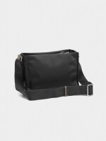 Bolso Bandolera De Nylon M negro