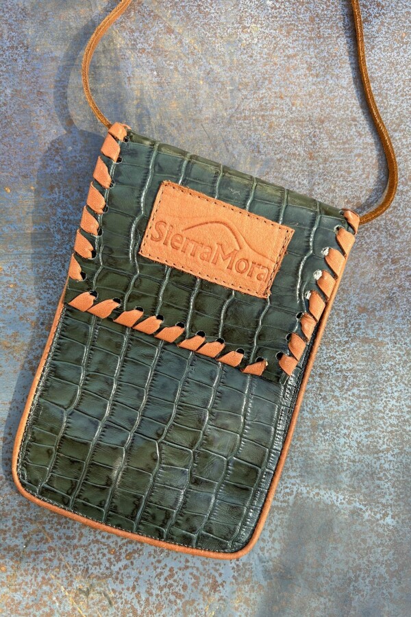 Cel Bag Crocco Verde