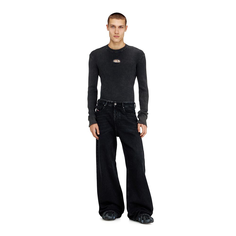 Jean Para Hombre D-Rise Negro/Gris Oscuro