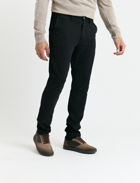 080422 PANTALÓN SPORT S/PINZAS HARRY Negro