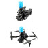 Drone 360 Control Cámara Lanzador Balas Hidrogel De Combate Color Negro