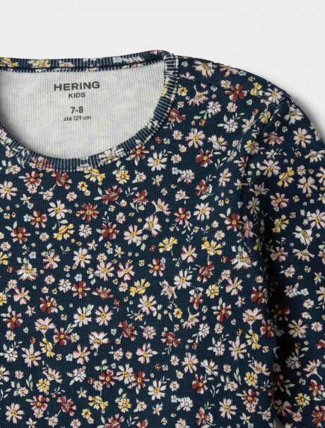 BLUSA MANGA LARGA INFANTIL CON ESTAMPADO MULTICOLOR