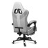 Silla Gamer Huzaro Hz Force 4.7 Con Reposapiés BLANCO