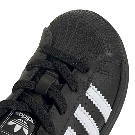 Championes Superstar II Elastic Lace de Niños negro