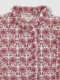Camisa De Flores Berenjena