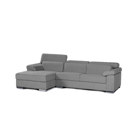 Sillon 3C C/Chaise Calais GRIS CLARO