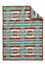Chief Joseph Crib Blanket Turquesa