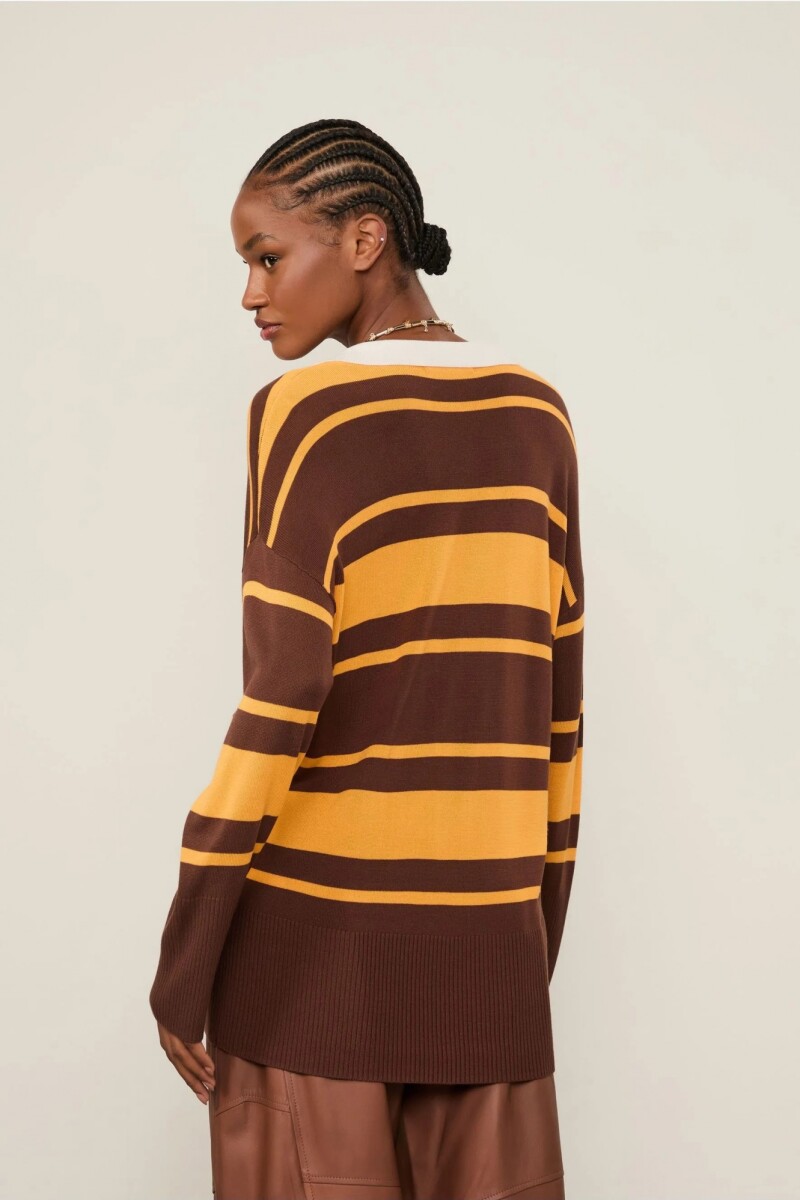 CAMISETA POLO Marron
