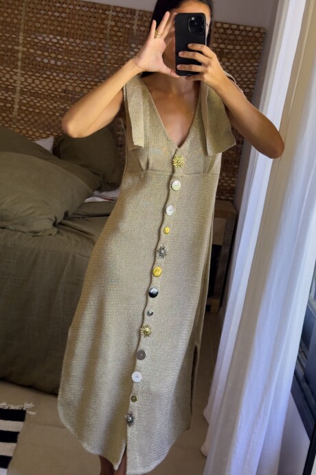Row Glow Dress Dorado