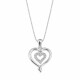Conjunto cadena y colgante dos corazones Conjunto cadena y colgante dos corazones