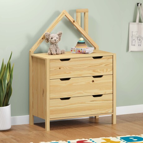 CÓMODA MADERA NATURAL-BEIGE FOREST