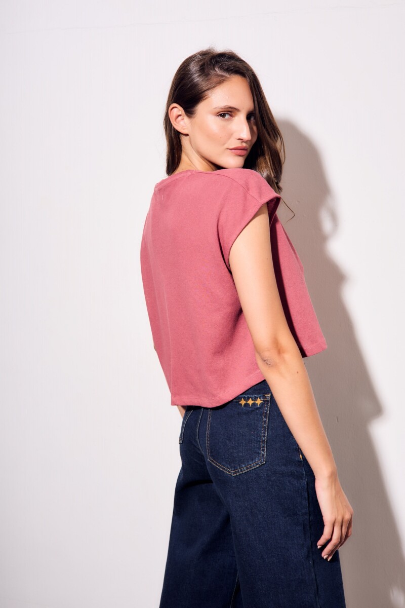 Remera Algodón Burgundy