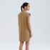 VESTIDO CURTO FEM MARRÓN MEDIO
