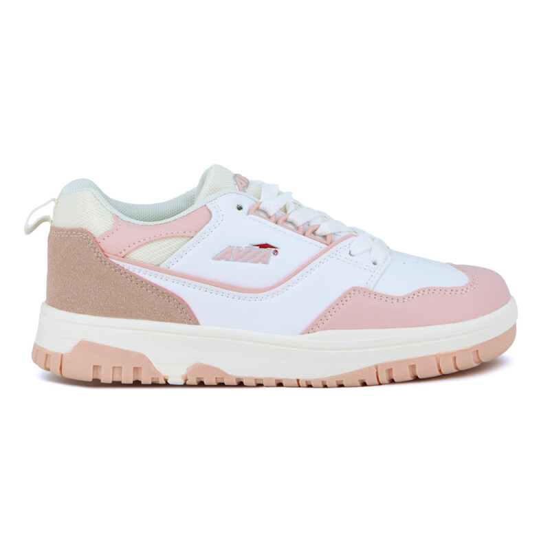 Avia Zapatilla Mujer Casual Cordelia - White/pink Blanco-rosado