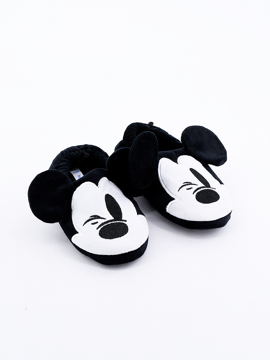 PANTUFLAS MICKEY - NEGRO 
