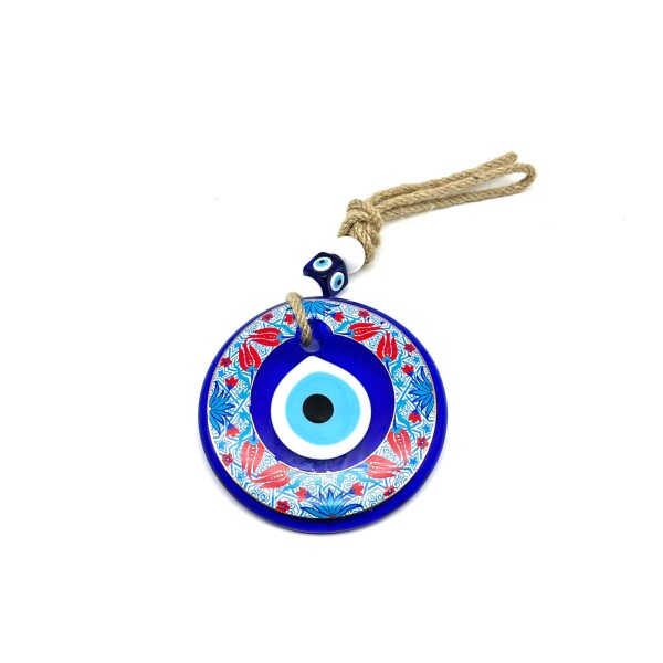 Ojo Turco Decorado T2 Celeste