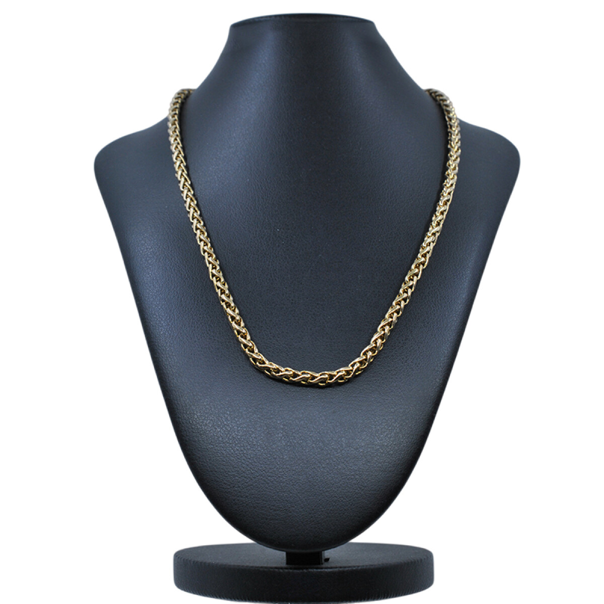 Cadena espiga en oro 18k con cierre marinero 