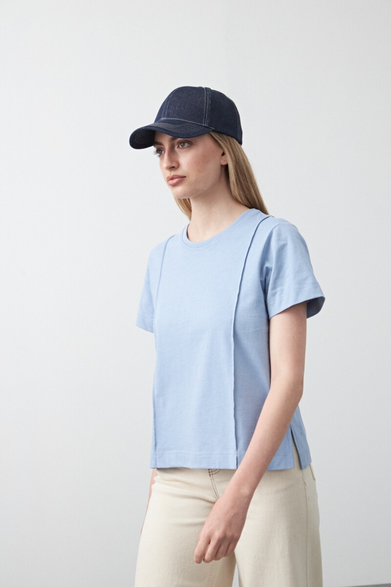 REMERA PADELLA Celeste