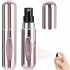 Mini Botella Atomizadora De Perfume Portátil Recargable X2 Color Variante Rosa Metalico